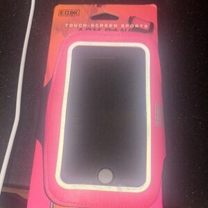 Pink Touch-Screen Sports Armband